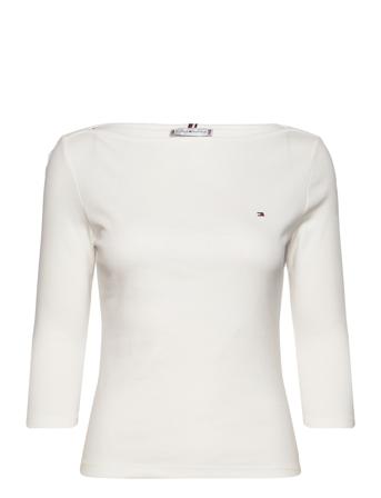Slim Cody Boat-Nk 3/4Slv Tommy Hilfiger Cream
