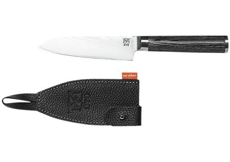 ØYO KOKKEKNIV OPAL SANTOKU GRÅ 12CM