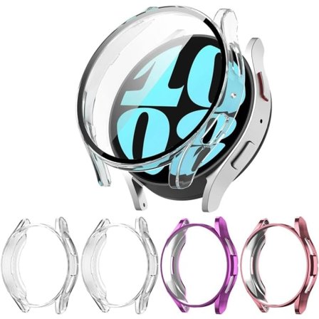 4-pack skal Kompatibelt med Samsung Galaxy Watch 6 44mm Flexibelt