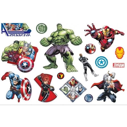 15-PACK Avengers Tatuering