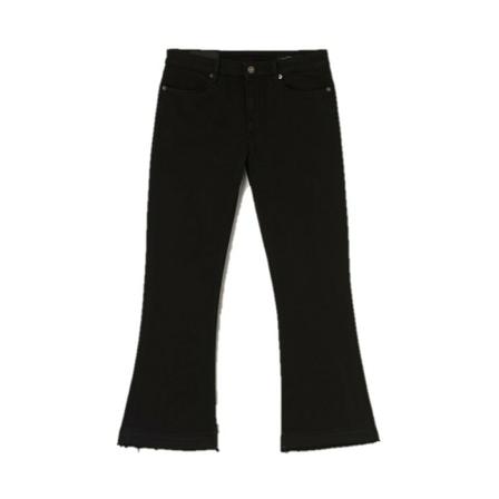 Dondup, Flared Jeans Zwart, Dames, Maat:W25