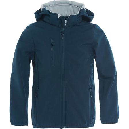 Clique Childrens/kids Basic Soft Shell Jacka 8 Years Dark Navy