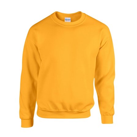 Gildan Herr Heavy Blend Sweatshirt XL Guld