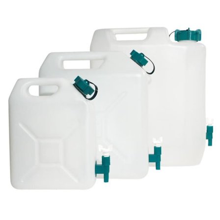Extra stark jerrycan med 5 liter rent vattenkran