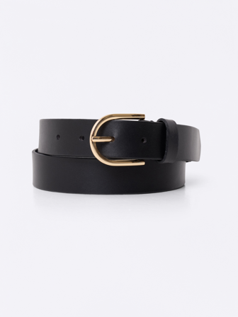 Jean Paul - Nice skinnbelte - Dame - Svart - Tilbehør - 85