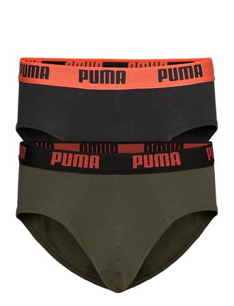 Puma Basic Brief 2P Underbukser Y-front Briefs Grøn PUMA