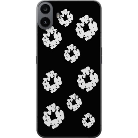 Nothing CMF Phone 1 Gennemsigtig cover Tears æstetisk med en tidløs denimfølelse og blomsterinspirerede detaljer, der giver en udtryksfuld og premi