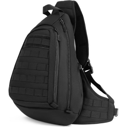 Brystveske Skulderveske Militær Taktisk Ryggsekk Molle Multifunksjonsveske for Fotturer Camping Trekking Utflukt Sport Jakt Sykling