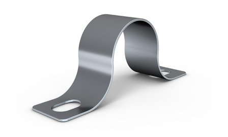 PM FLEX 1504798 Klammer rustfri, 100-pakning 10 mm, Installasjonsmaterial