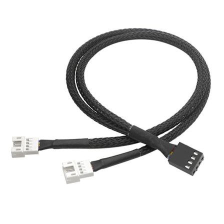 4PIN Svart Hovedkort Vifte Kabel Y Splitter PWM Vifte Kabel Linje Datamaskin PC Vifte Strømforlengelseskabel Adapterkabel