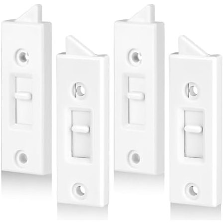 76x26mm Vindu Låser Vindu Tilt Lås Utbyttedeler Plast Fjærbelastet Tilt Lås Vindu Jernvare Klipp Ho