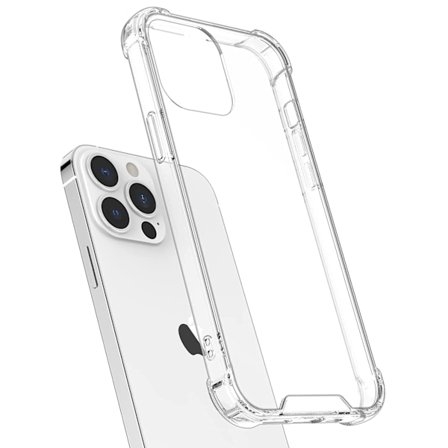 Transparent skal iPhone 14 Plus - Förstärkta hörn