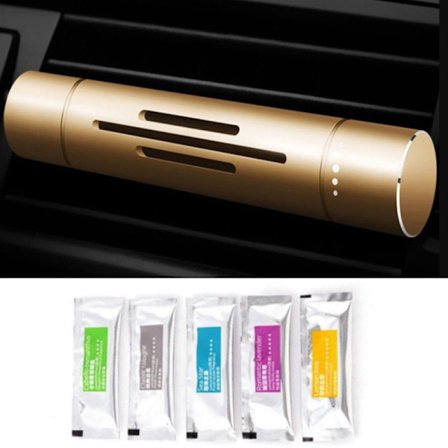 Bil Air Vent Parfym Bil Air Freshener Aroma Bilparfymer Med Svart onesize