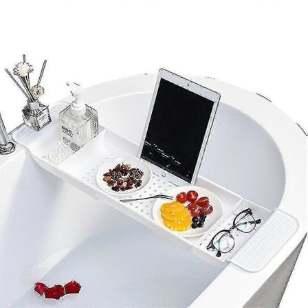 Badkarshylla Badkarshylla Justerbar Badkarshylla Expanderbar Förvaringshylla Badkar Teleskopisk Förvaringshylla