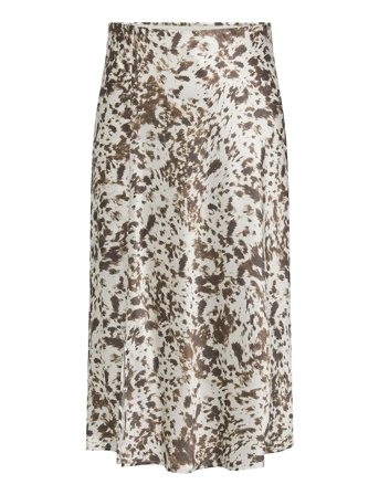 ONLY Carmakoma | Cardomina Satin Calf Skirt Wvn | 48