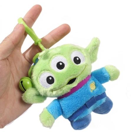 Sød tegneserie tre-øjet drengevedhæng nøglering (10,5 cm overraskelse treøjet drengevedhæng)