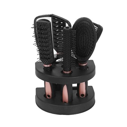 5 st/set Hårborste Kam Set Massage Hårstyling Borste Kam Kit Hem