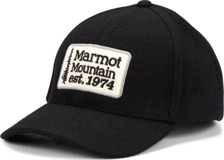 Marmot Retro Wool Hat Men caps Black OneSize
