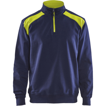 Tröja med Half-Zip Blåkläder 3353