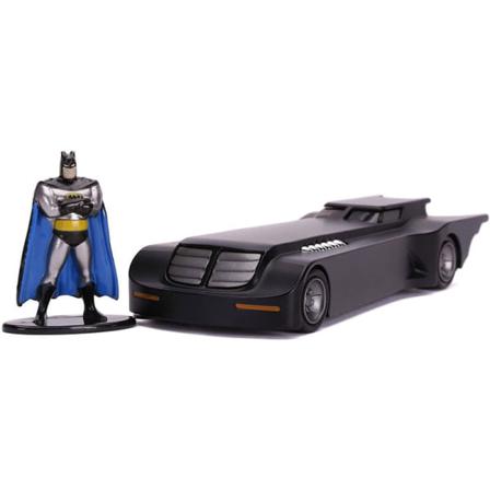 Dc Comics Batman Batmovil Metal Car + Figure Set