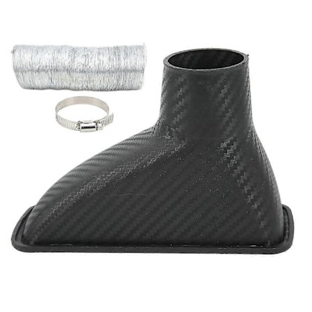 Bil Luftkanal Främre Stötfångare Kylning Luftintagsrör Slang ABS Universal Ersättning