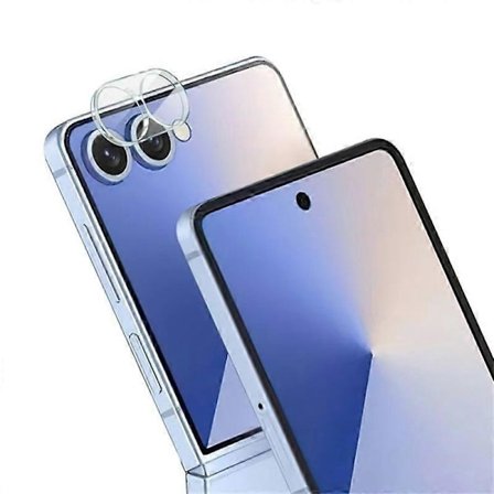 For Samsung Galaxy Z Flip7 5G Kameralinsebeskytter Full Dekning HD Klar Linsefilm med Rengjøringsklut