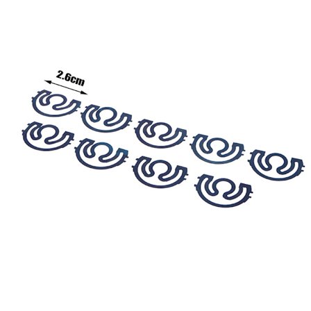 10 st Case Spring Sheet Industriell sömnad gångjärn 2,1cm/2.