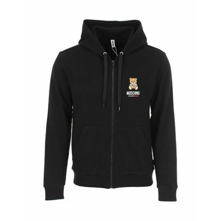 Moschino - Tröjor - Svart - Herr - Storlek: L, Herr, Storlek: L