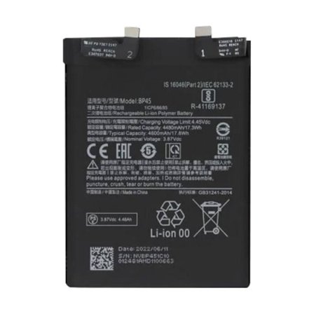 Internt batteri - Xiaomi - 12 Pro - 4600mAh - Sort - BP45 kompatibel