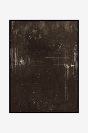 Malerifabrikken - Alkuperäismaalaus Simple Living 2 , mukana kehykset - Musta - Taulut - 90X120 - - Homeroom