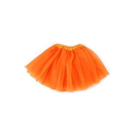 Dame Jenter Kvinner Tutu Skjørt Fancy Dress Party Utdrikningslag (Oransje)