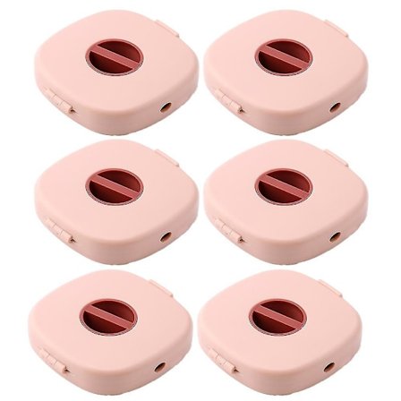 6 Pieces Retractable Cable Management Charging Cord Organizer Phone Cord Holder Retractable Cable Reels Small Winder Case For Usb Cable Headset C