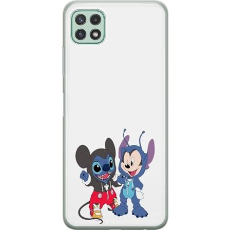 Samsung Galaxy A22 5G L pin kyv kuori Stitch Mikki Hiiri
