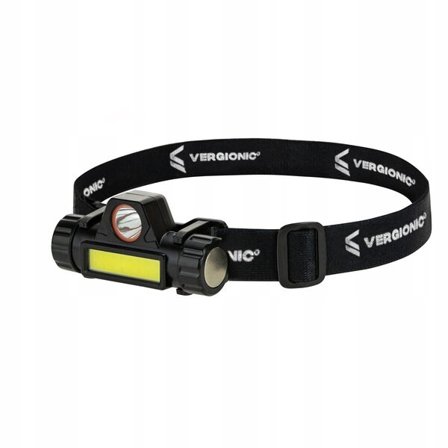 Genopladelig LED pandelampe med magnet Vergionic