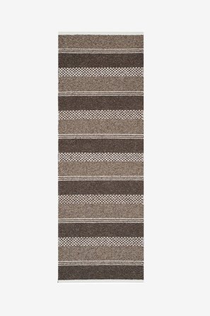 Horredsmattan - Matto Sia - Ruskea - Puuvilla- & räsymatot - 70X280 - - Homeroom
