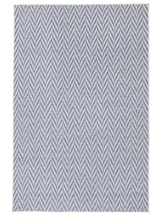 Indoor/Outdoor Rug Washable Small Amalfi - Blue/White 140X200 Scandinavian Style