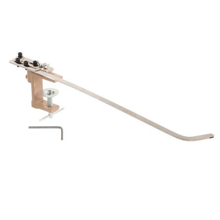 Quilteguide i rustfritt stål, industriell symaskin, gåfot, ekstra rask posisjoneringsplattform