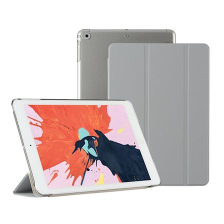 Stilrent fodral för iPad 9.7" 2/3/4 grått hårt läder