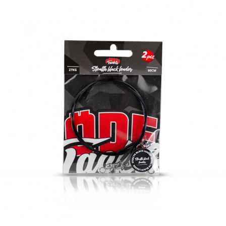 Söder Tackle Pike Leader Black Coated Wire (2-pack) - 60cm, 60lb