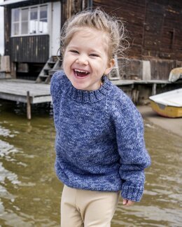 Strikkeoppskrift Genser basiplagg raglan - Järbo