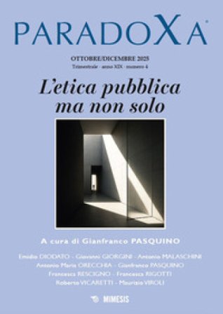 Paradoxa (2025). Vol. 4: L' etica pubblica ma non solo