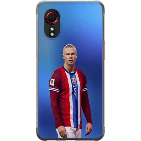 Kompatibelt Mobildeksel til Samsung Samsung Galaxy Xcover 5 Erling Haaland Manchester City Norge fotball angriper toppspiller utrolig målproduksjon k