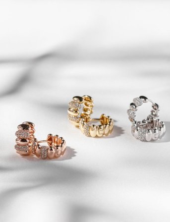 Marmara Sterling Goldplated Earrings - Pink - ONE SIZE