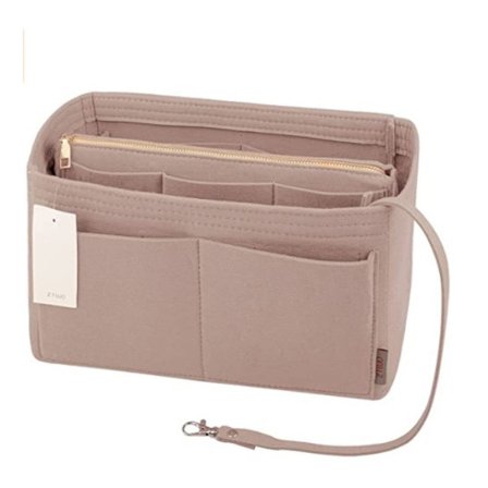 Plånboksorganisatör insticksfilt väska handväska shaper khaki