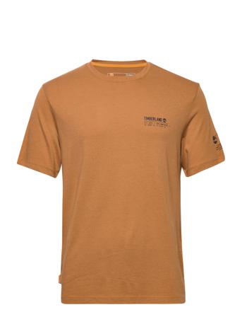 Comfort Luxe Essentials - Ss Refibra Tee - Neutral Gender Brown Timberland