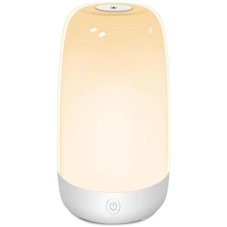 Sängbordslampa med beröringskänslig 3-vägs dimbar liten lampa för sovrum, beröringslampa för sovrum, sängbordslampa