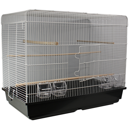 GD - Fuglebur Space Svart 120 x 59 x 100 cm - Fugl - Bur & transport - Fuglebur - ZOO.no