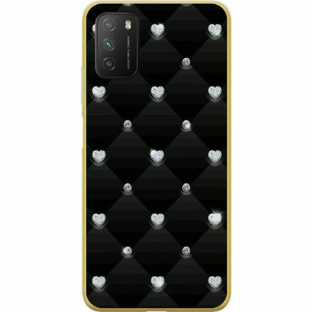 Xiaomi Poco M3 Mjukt Skal - Bling Heart