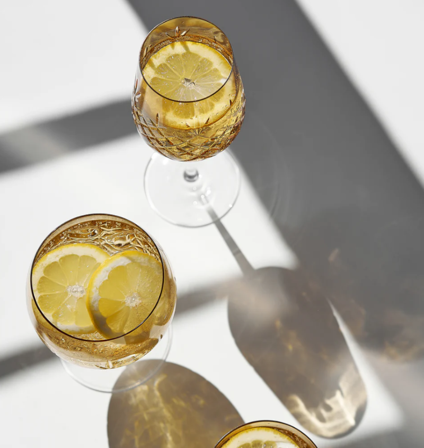 Frederik Bagger Crispy Madame Hvitvinsglass Citrine_2stk