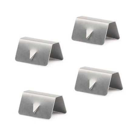 Tuuli- ja Sadeohjaimen Kanava Uudet Metalliset Kiinnitysklipsit Klipsille (4 kpl, Hopea)